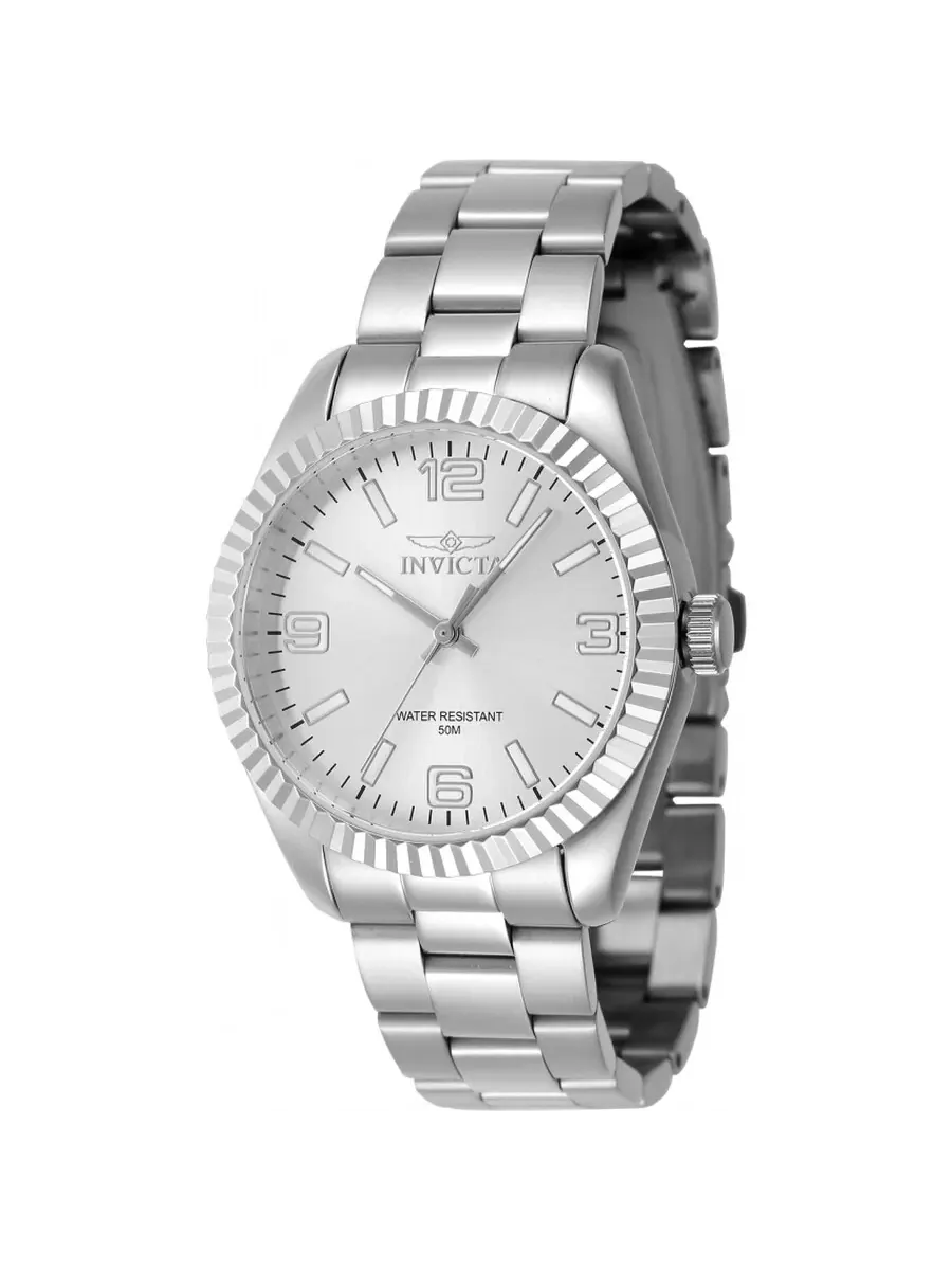 Женские часы Invicta Specialty Quartz с серебристым циферблатом 47464 — изображение 1 из 1, оттенок серебряный