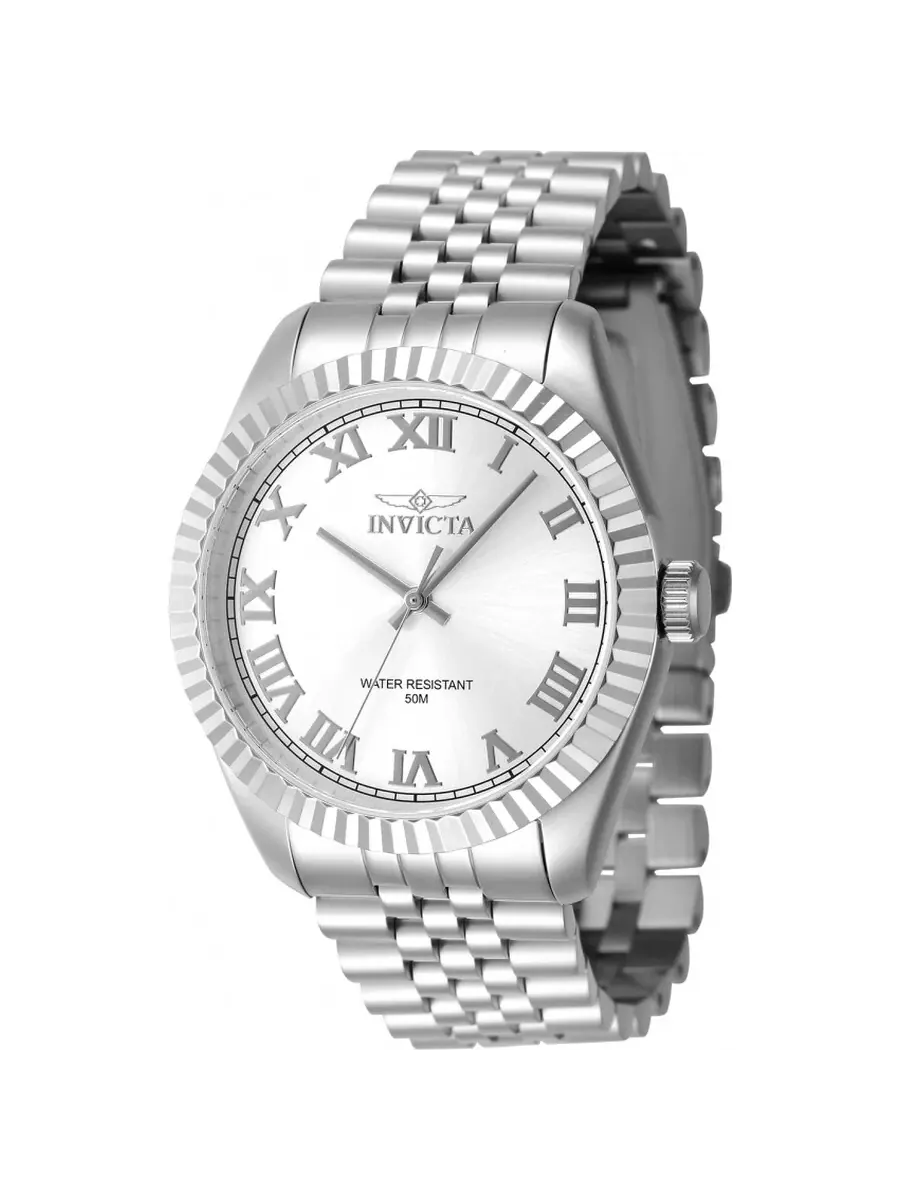 Мужские часы Invicta Specialty Quartz с серебристым циферблатом, модель 47397 — изображение 1 из 1, оттенок серебряный