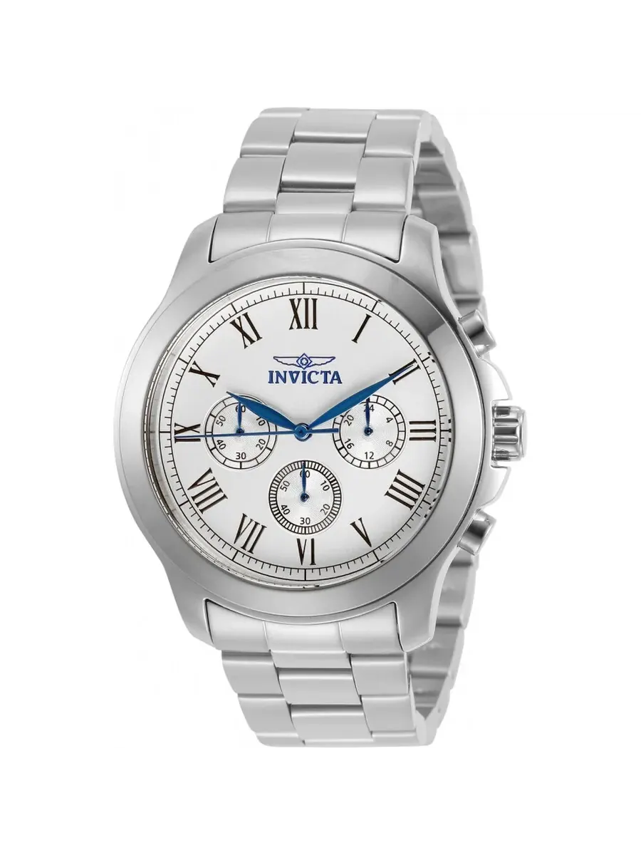 Мужские часы Invicta Specialty с серебристым циферблатом, модель 21657 — изображение 1 из 3, оттенок серебряный