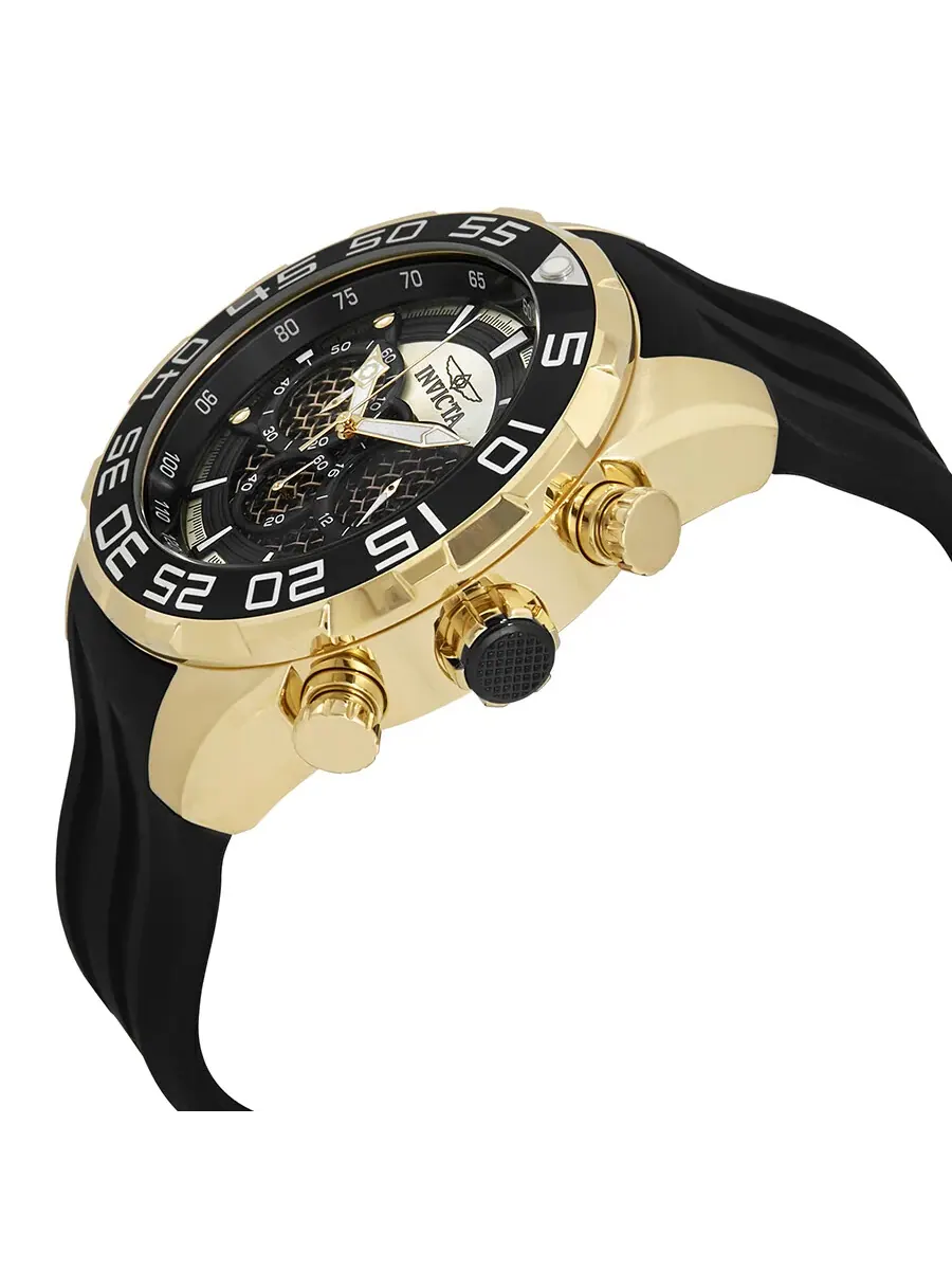 Мужские часы Invicta Speedway Chronograph с черным циферблатом, модель 26301 — изображение 2 из 3, оттенок черный