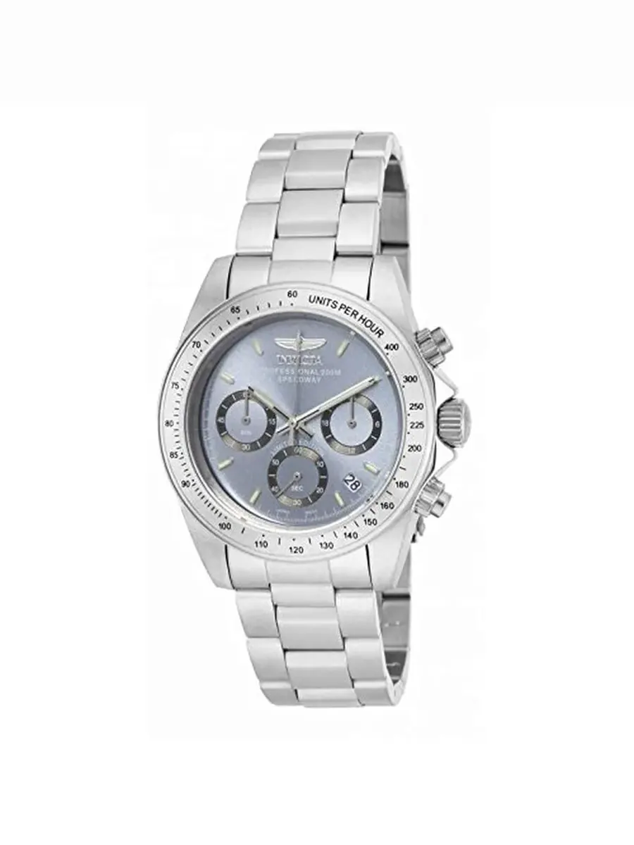 Мужские часы Invicta Speedway Chronograph с матовым циферблатом из нержавеющей стали ILE9211A — изображение 1 из 1