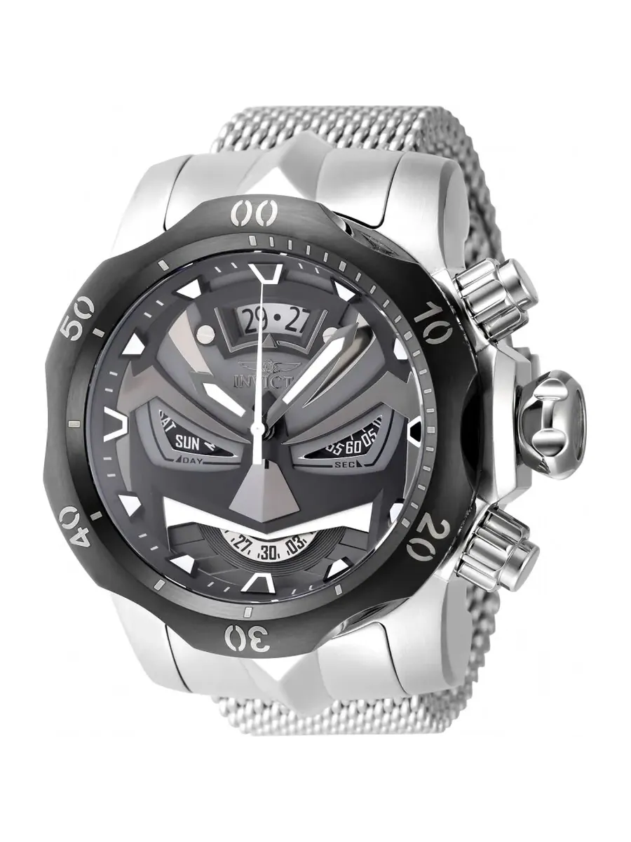 Мужские кварцевые часы Invicta Venom Chronograph с циферблатом цвета «оружейная сталь», артикул 48169 — изображение 1 из 1