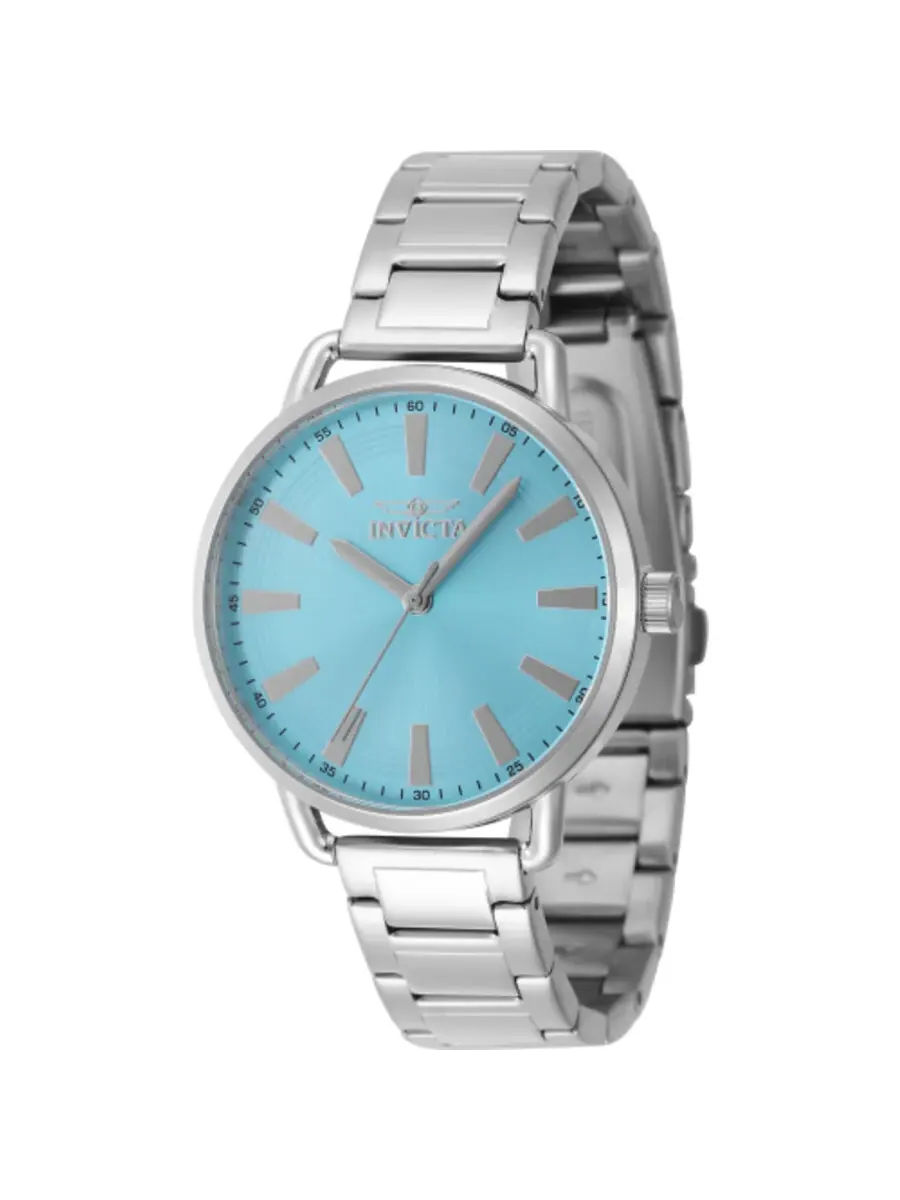 Женские часы Invicta Wildflower Quartz с светло-голубым циферблатом 47321 — изображение 1 из 1, оттенок серебряный
