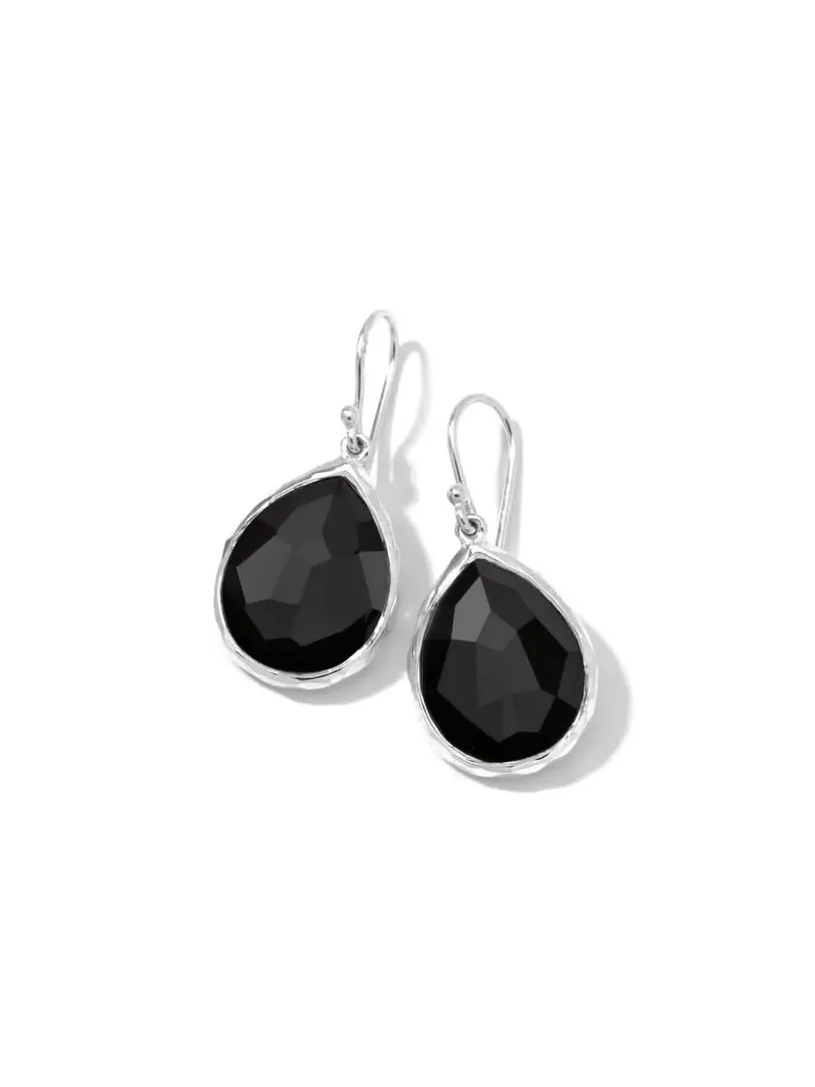 Серебряные серьги-капли Ippolita Sterling — черный