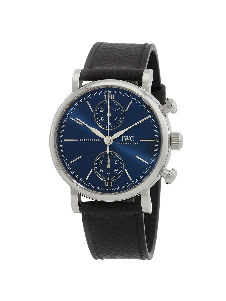 Мужские часы IWC Portofino Chronograph Automatic 'LAUREUS SPORT FOR GOOD' с синим циферблатом IW391408 — изображение 1 из 3