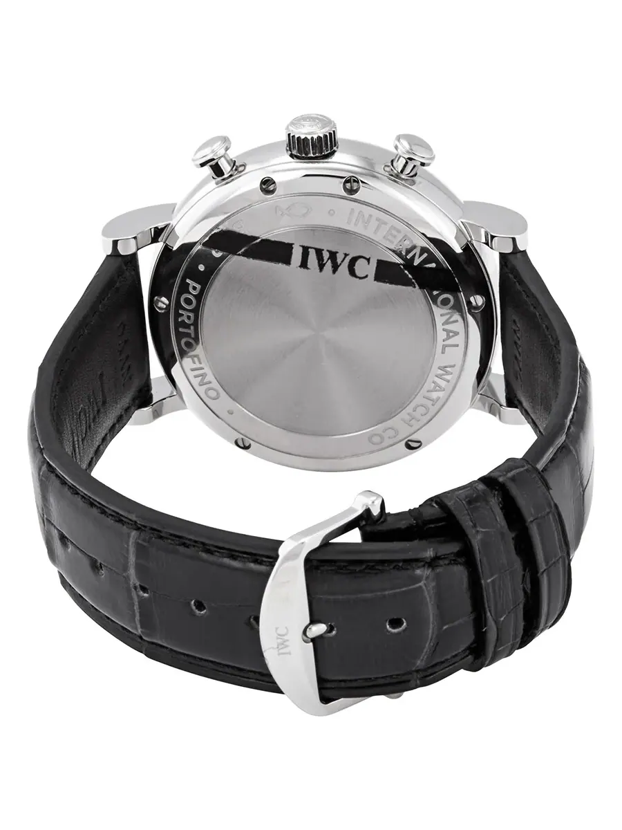 Мужские автоматические часы IWC Portofino Chronograph с серебристым циферблатом IW391031 — изображение 3 из 3