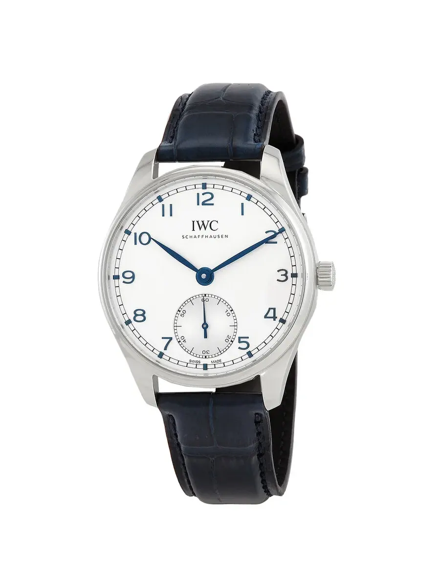 Мужские часы IWC Portugieser Automatic с серебристым циферблатом IW358304 — изображение 1 из 3, оттенок серебряный