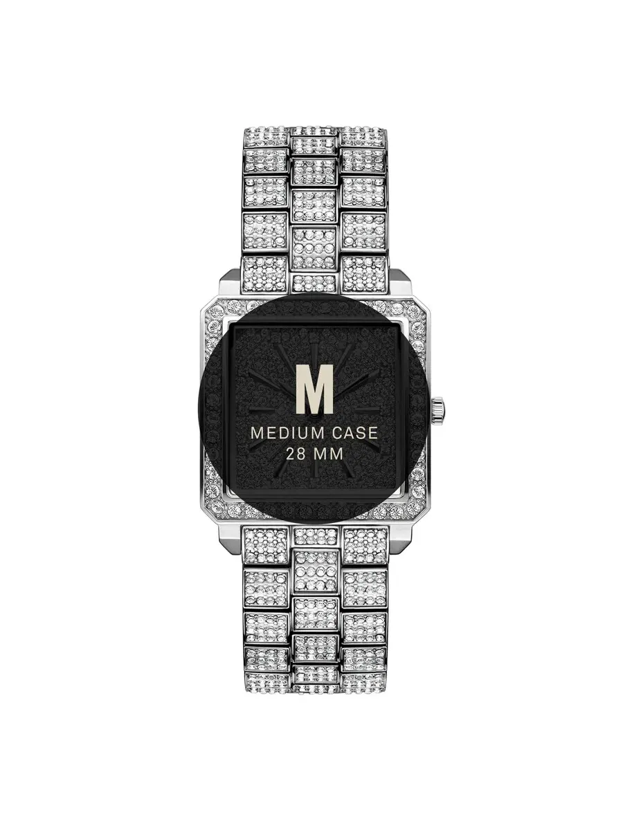 Женские часы JBW Cristal Quartz с бриллиантом, кварцевым механизмом, серебристым циферблатом J6386C — изображение 6 из 7