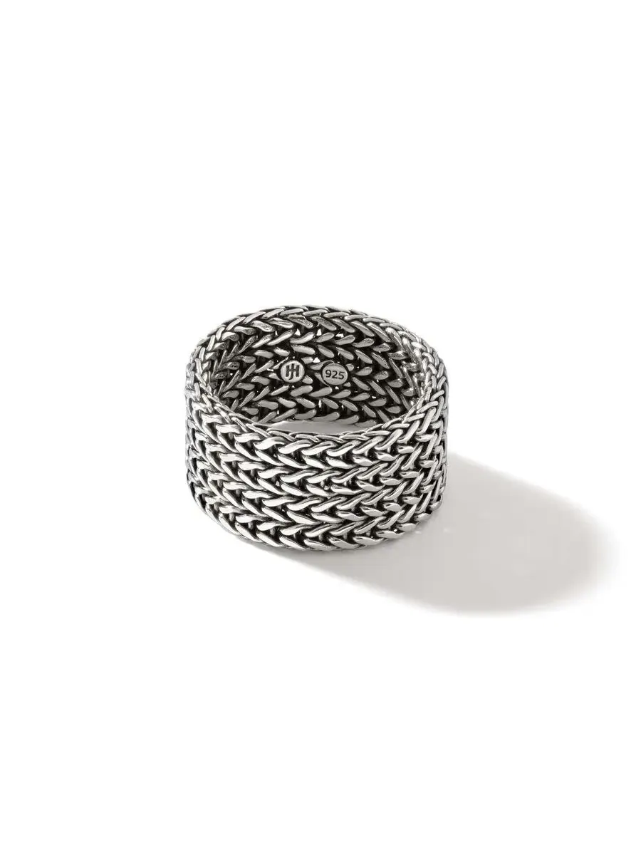 Кольцо John Hardy Rata Chain Band Ring 12Mm - Rm900921x7 — серебристый
