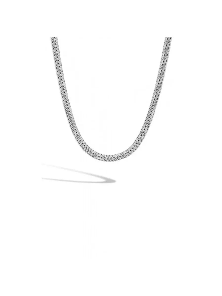 Овальное колье John Hardy Classic Chain из стерлингового серебра - Nb904cx18 — изображение 1 из 1, оттенок серебряный