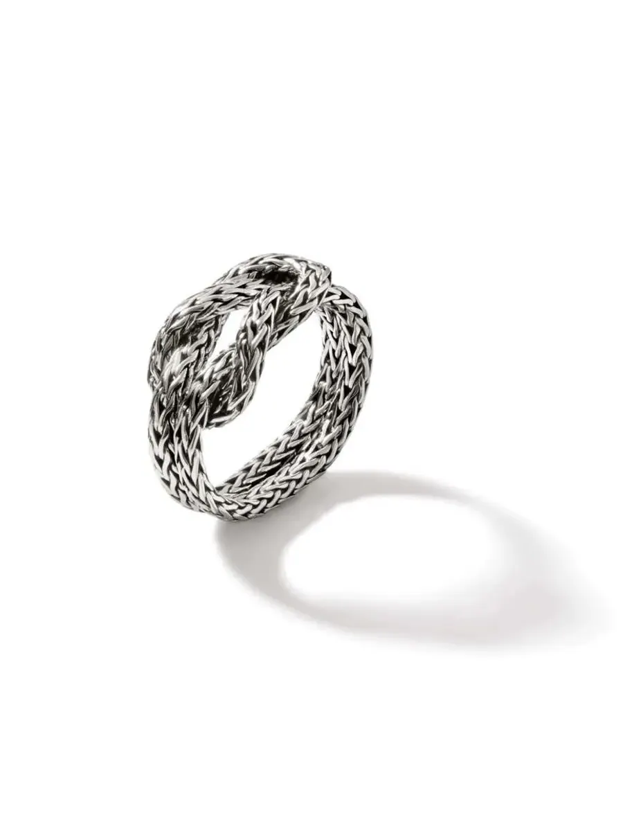 Кольцо John Hardy Classic Chain из стерлингового серебра Manah - Rb901039x7