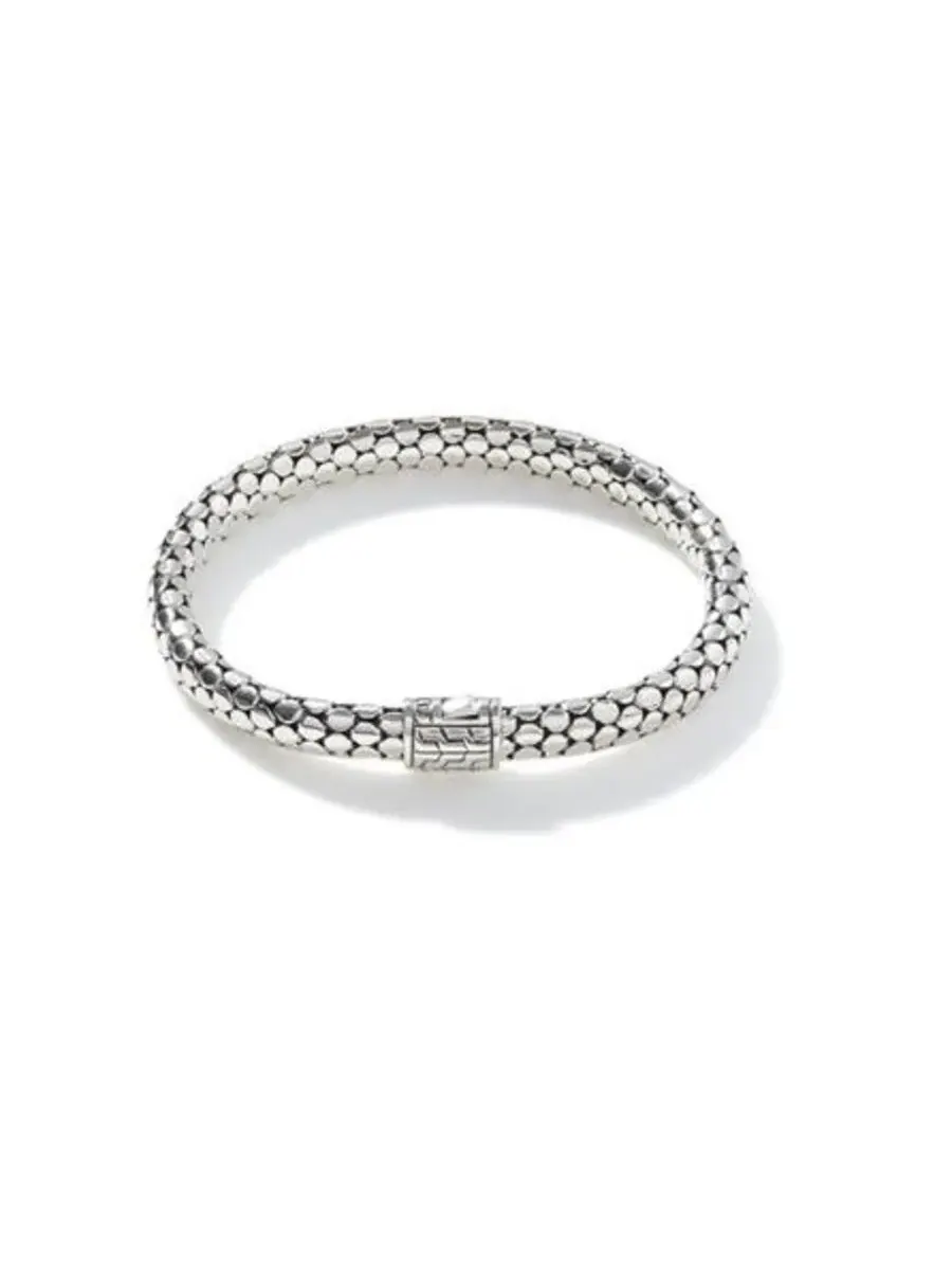 Браслет John Hardy Dot Silver Small Chain с застежкой-подтолкателем, размер UM - BB3905XUM