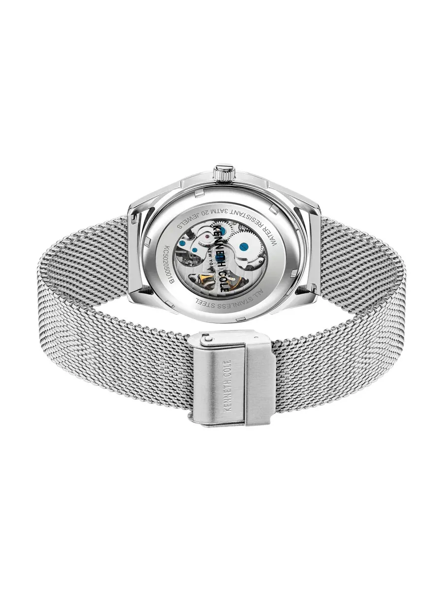Мужские часы Kenneth Cole New York с автоматическим серебряным циферблатом KCWGL5020510 — изображение 3 из 3