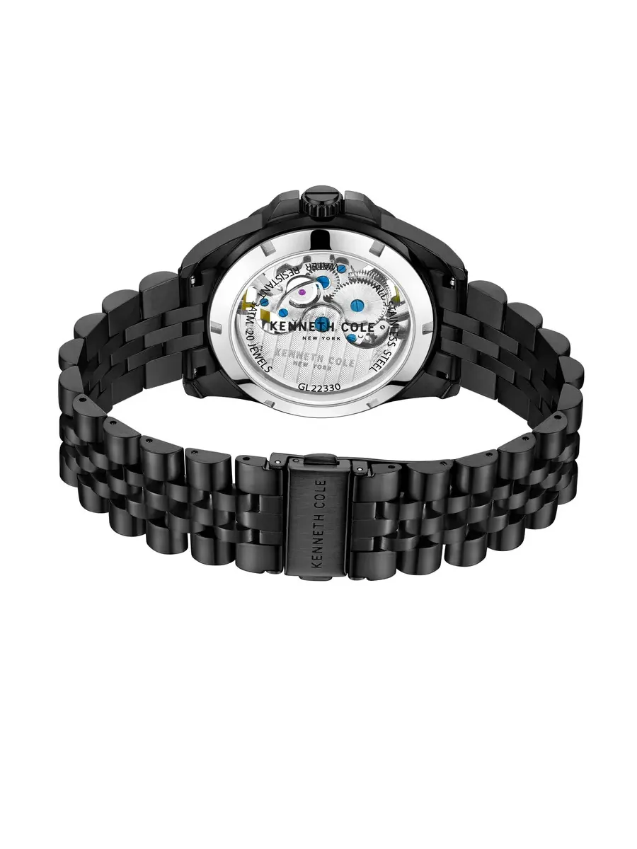 Мужские часы Kenneth Cole New York с автоматическим скелетонированным циферблатом KCWGL2233010 — изображение 3 из 3