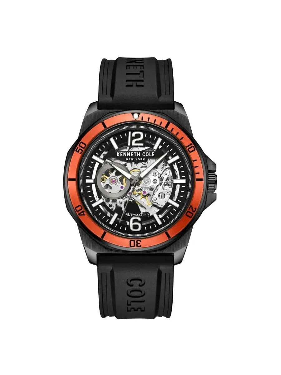 Мужские часы Kenneth Cole New York с автоматическим скелетоном и циферблатом KCWGR0013510 — изображение 1 из 3