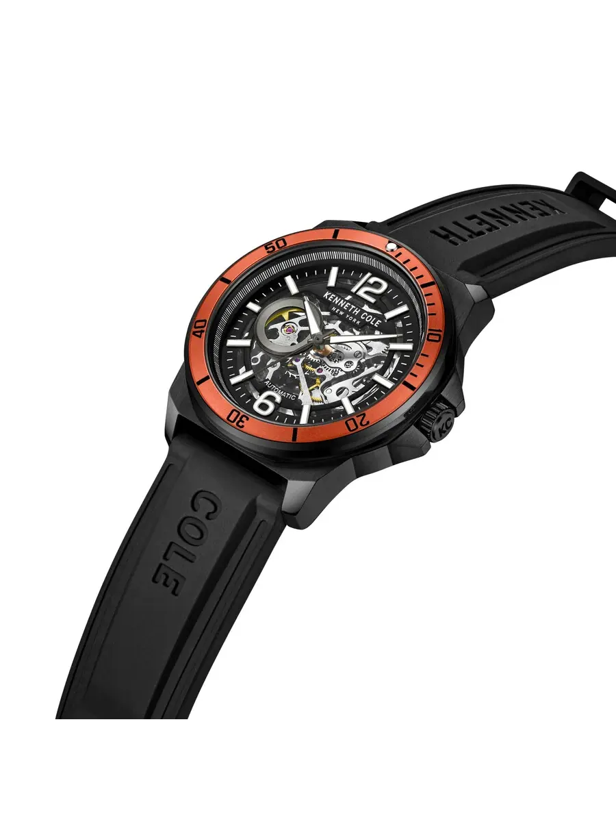 Мужские часы Kenneth Cole New York с автоматическим скелетоном и циферблатом KCWGR0013510 — изображение 2 из 3