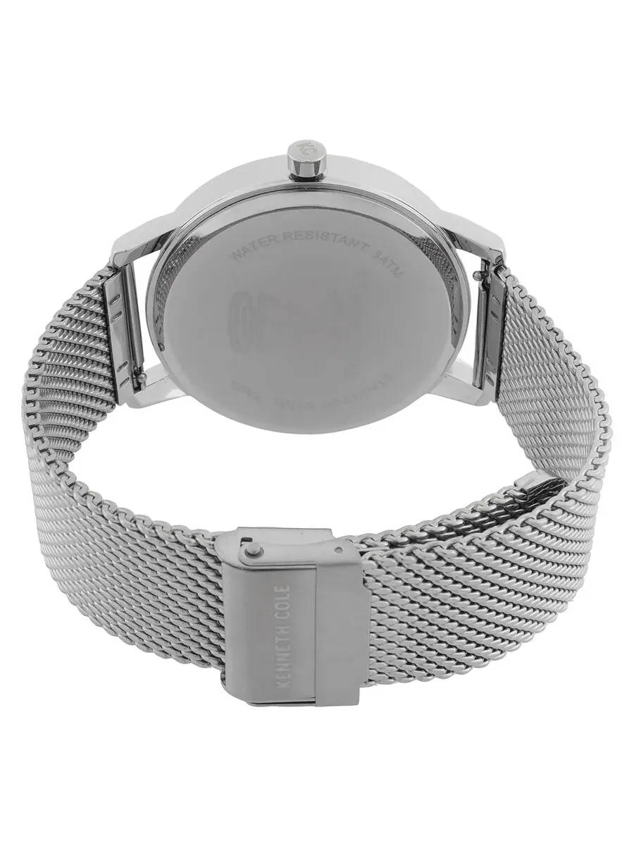Часы Kenneth Cole New York с кварцевым механизмом и серебристым циферблатом KCWGG7006402 — изображение 3 из 4
