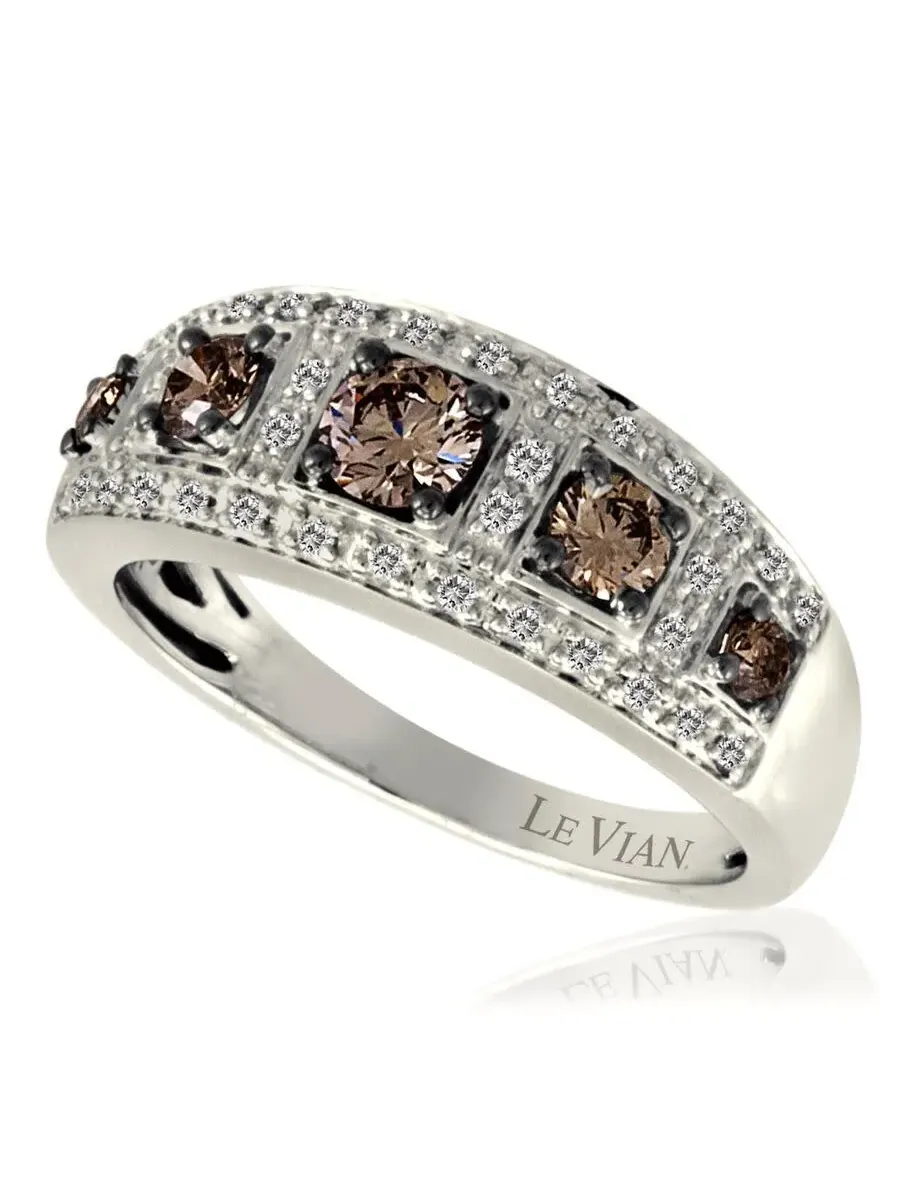 Набор колец для женщин Le Vian из 14-каратного ванильного золота — изображение 1 из 1, оттенок коричневый