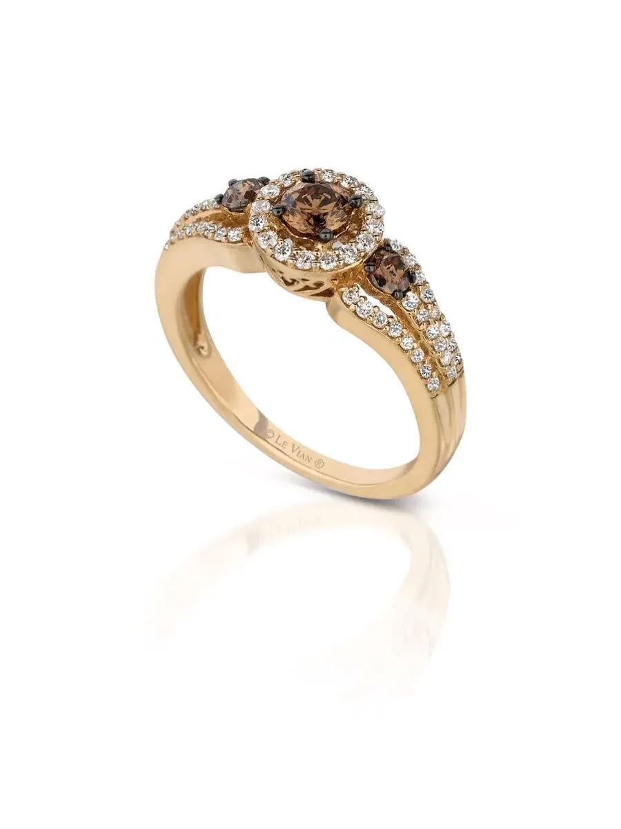 Женские кольца Le Vian из коллекции Grand Sample Sale, выполненные из медового золота 14 карат — изображение 1 из 1