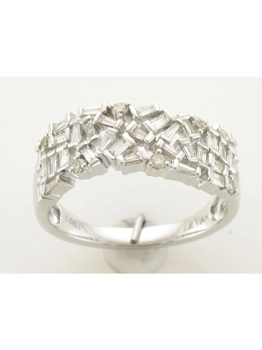 Комплект колец Le Vian Ladies Baguette Frenzy из 14-каратного ванильного золота — изображение 1 из 1, оттенок коричневый