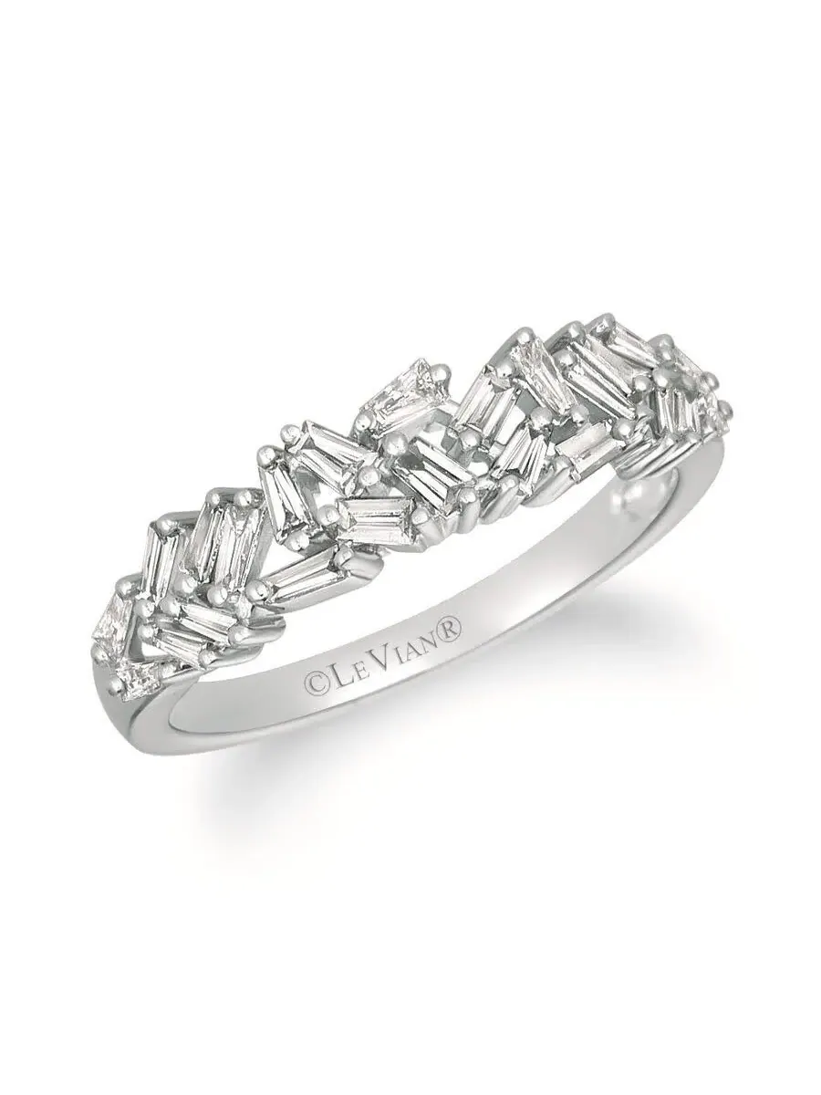 Комплект колец Le Vian Ladies Baguette Frenzy из 14-каратного ванильного золота — изображение 1 из 1, оттенок коричневый