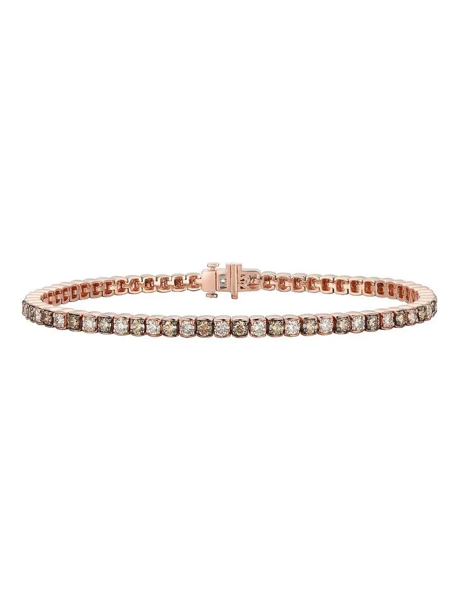 Браслеты для женщин Le Vian, выполненные из клубничного золота 14 карат — изображение 1 из 1, оттенок коричневый