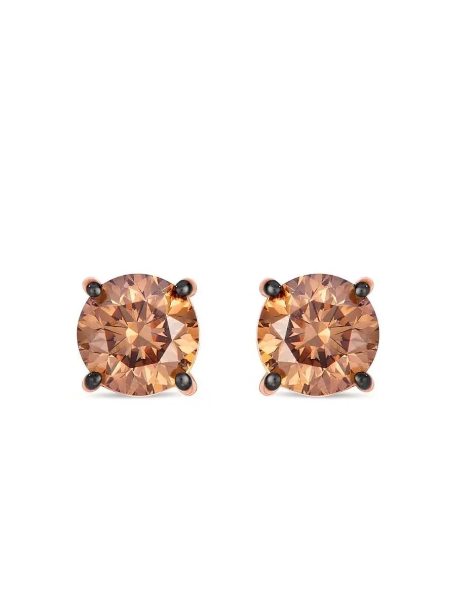 Серьги Le Vian Ladies с шоколадными бриллиантами, выполненные в 14-каратном клубничном золоте — изображение 1 из 1