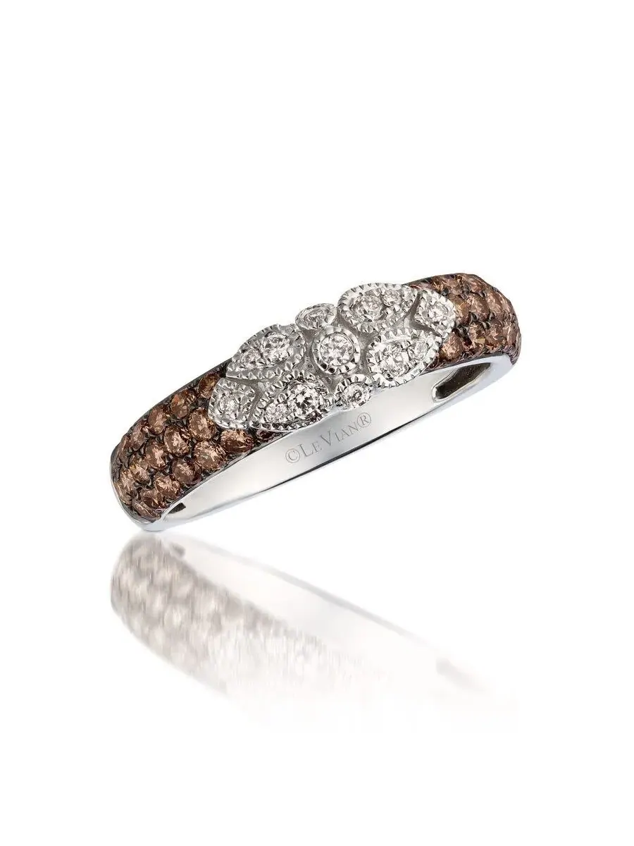 Кольца Le Vian Ladies Chocolate Diamonds из ванильного золота 14К — изображение 1 из 1, оттенок коричневый