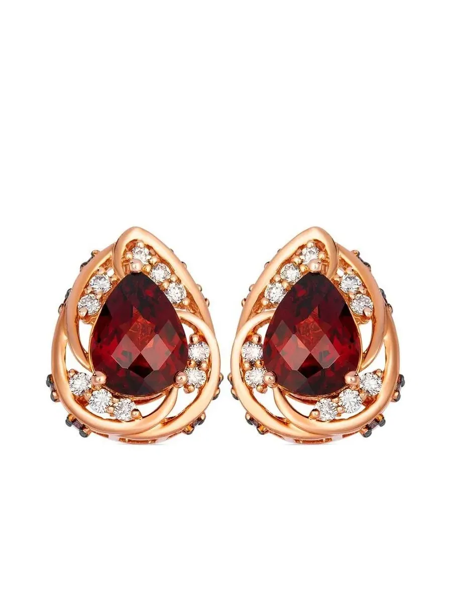 Серьги Le Vian Ladies Crembrule, выполненные из 14-каратного клубничного золота — изображение 1 из 1, оттенок красный