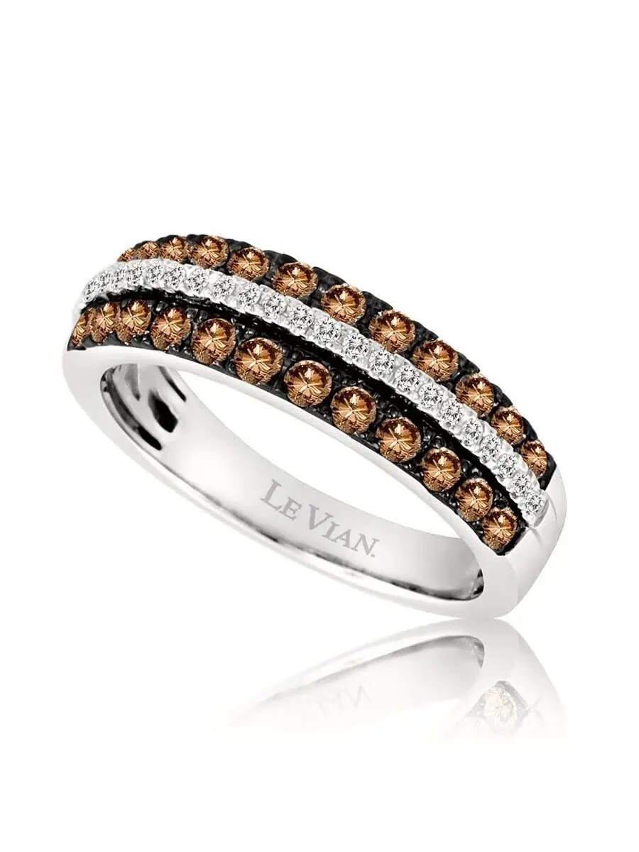 Ювелирные кольца с выставки Le Vian Ladies Grand Sample, выполненные из 14-каратного ванильного золота — изображение 1 из 1