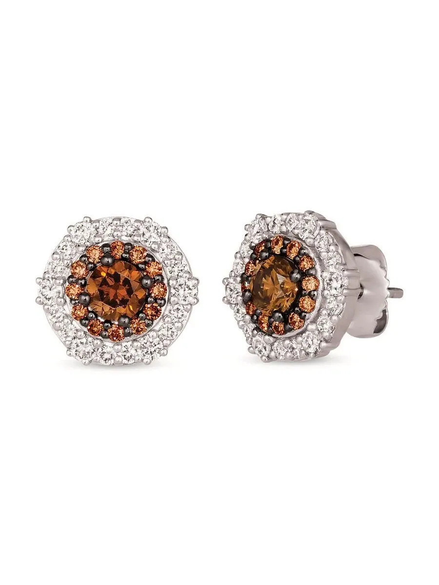 Женские серьги Le Vian из платиновой коллекции Le Vian — изображение 1 из 1, оттенок шоколад