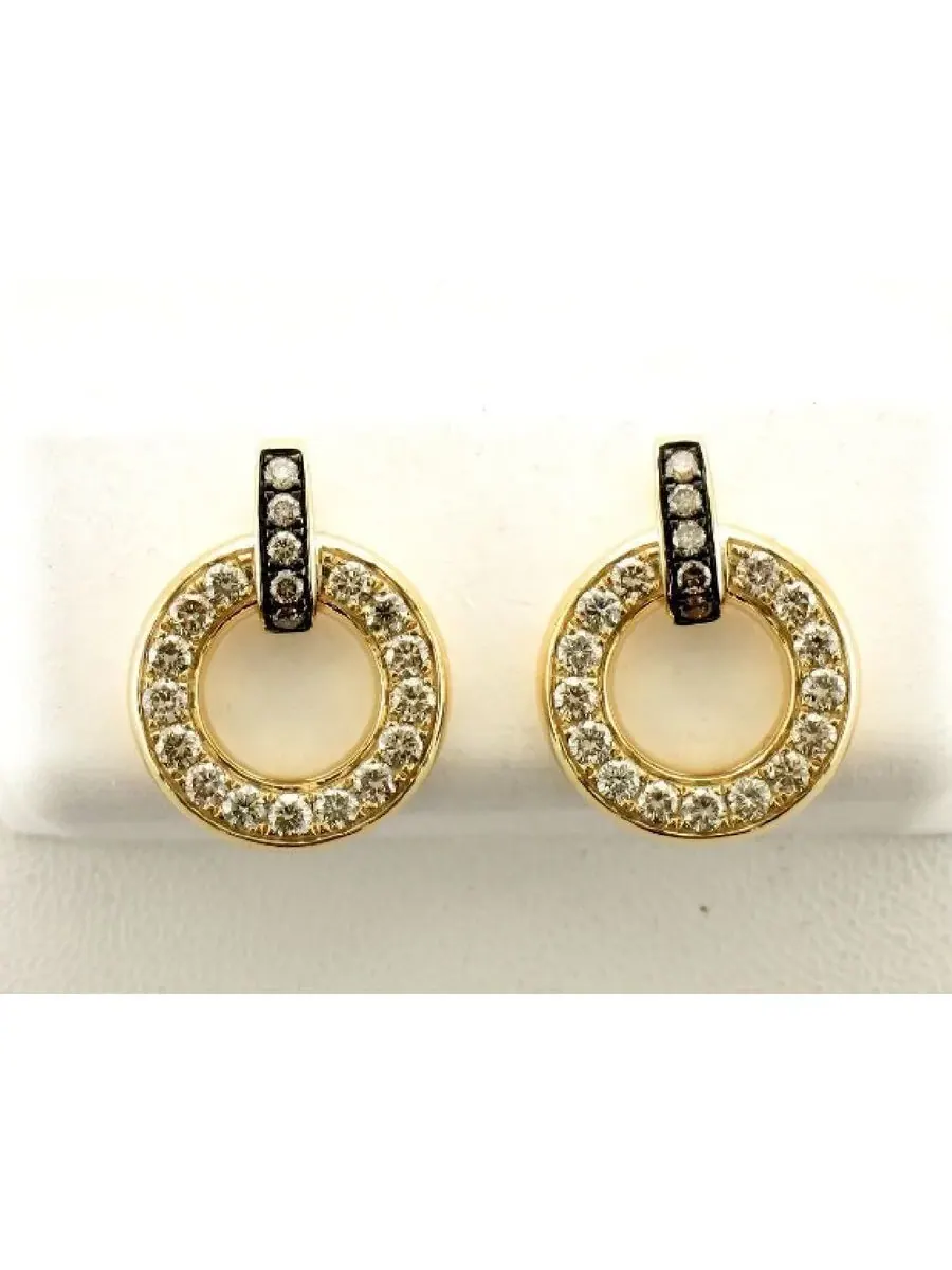 Серьги Le Vian Ladies с нудовыми бриллиантами в оправе из 14-каратного медового золота — изображение 1 из 1