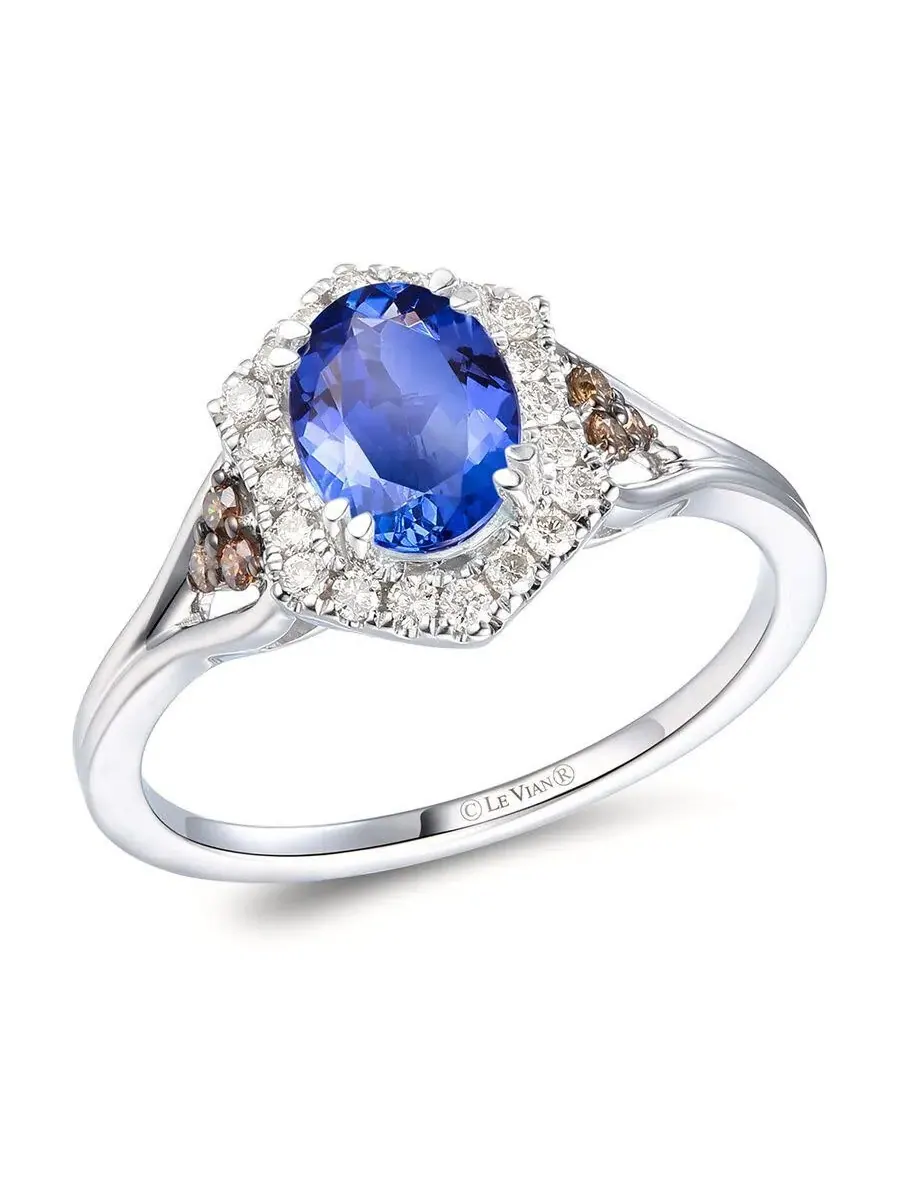 Женские кольца Le Vian с голыми бриллиантами, выполненные из 14-каратного ванильного золота — изображение 1 из 1