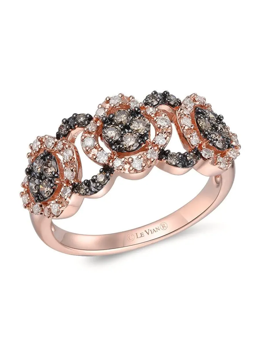 Кольца Le Vian Ladies с нудовыми бриллиантами, выполненные из 14-каратного ванильного золота — изображение 1 из 1