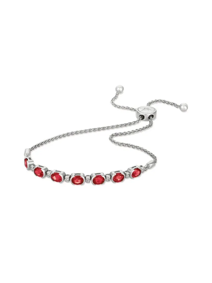 Браслеты из коллекции Le Vian Ladies Passion Ruby, выполненные из 14-каратного ванильного золота — изображение 1 из 1