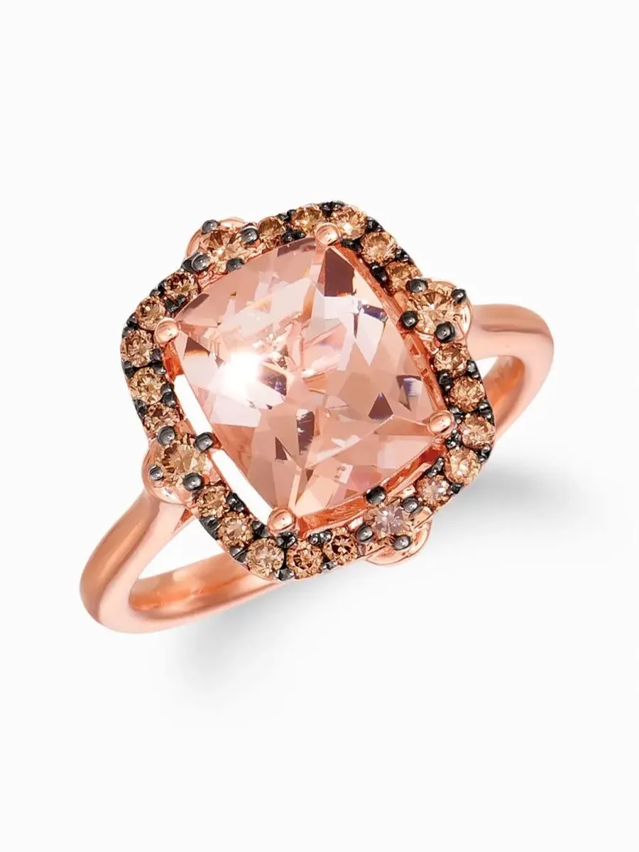 Набор колец Le Vian Ladies Pastels из 14-каратного клубничного золота — изображение 1 из 1, оттенок розовый