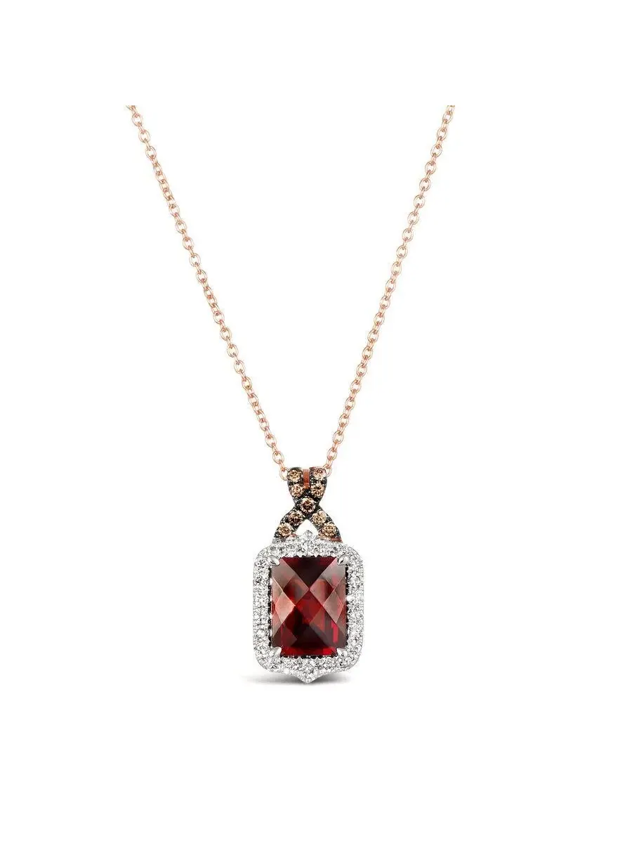 Ожерелье из коллекции Le Vian Ladies Pomegranate Garnet, выполненные из 14-каратного двухцветного золота — изображение 1 из 1