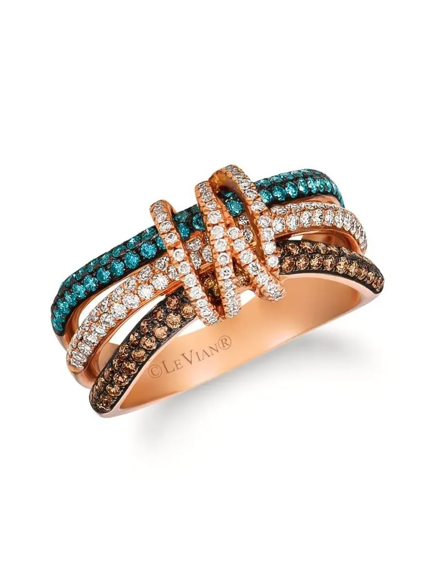Кольцо Le Vian Ladies Le Vian Exotics, выполненное из 14-каратного клубничного золота — изображение 1 из 1