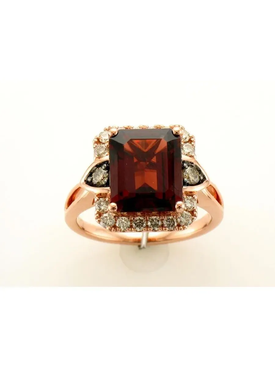 Женские полудрагоценные кольца Le Vian, выполненные из 14-каратного клубничного золота — изображение 1 из 1, оттенок красный