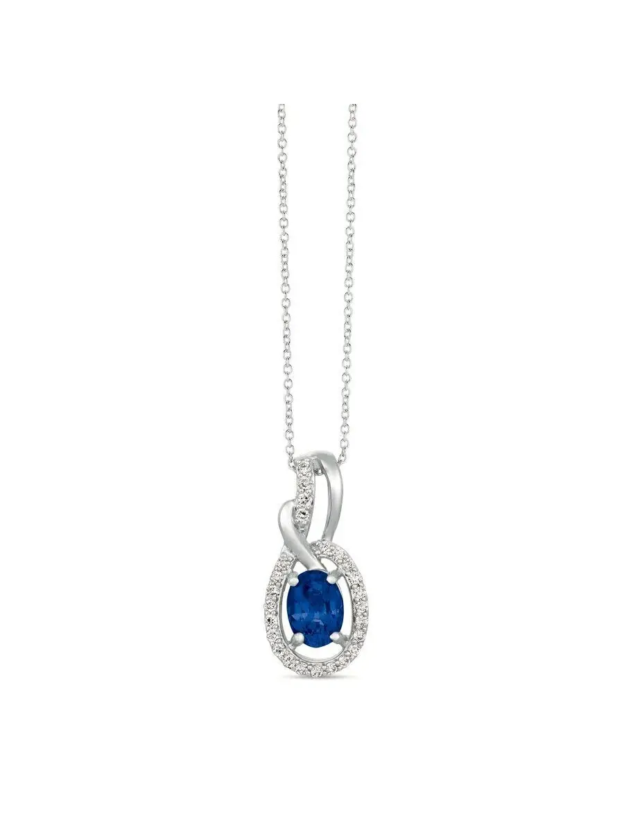 Набор ожерелий Le Vian Ladies Tranquility, выполненных из 14-каратного ванильного золота — изображение 1 из 1, оттенок синий