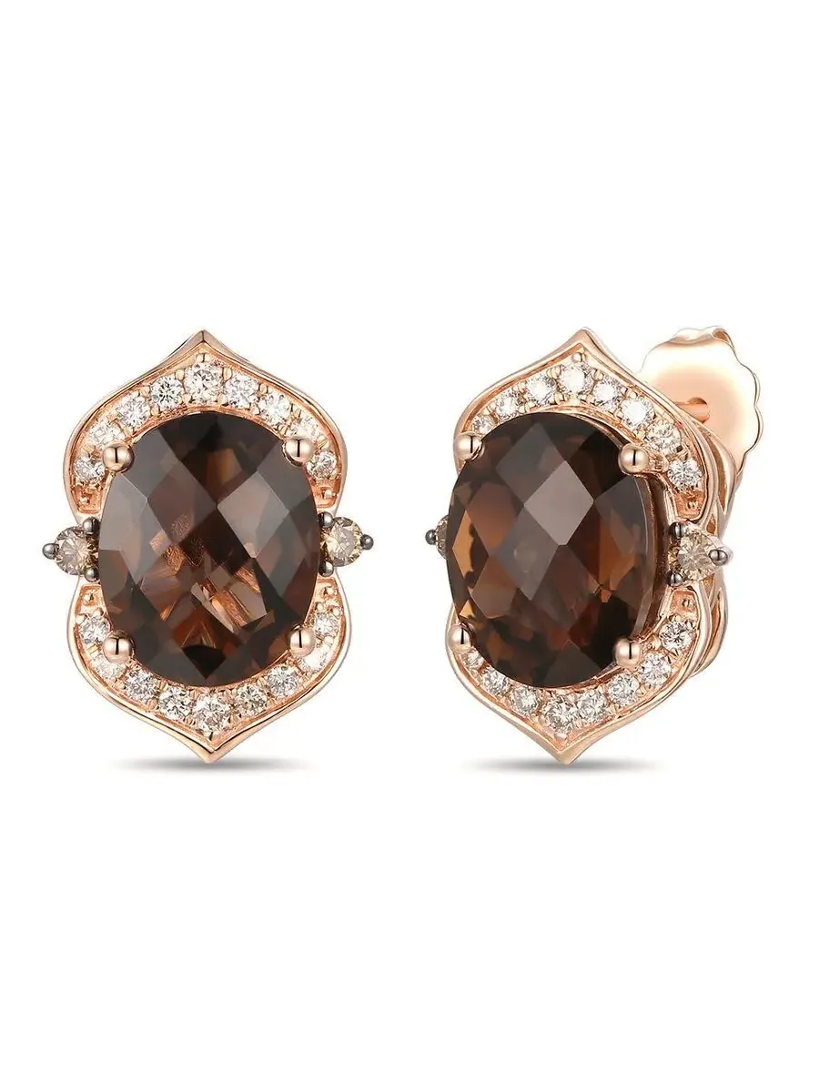 Серьги Le Vian Ladies Vivids, выполненные в 14-каратном клубничном золоте