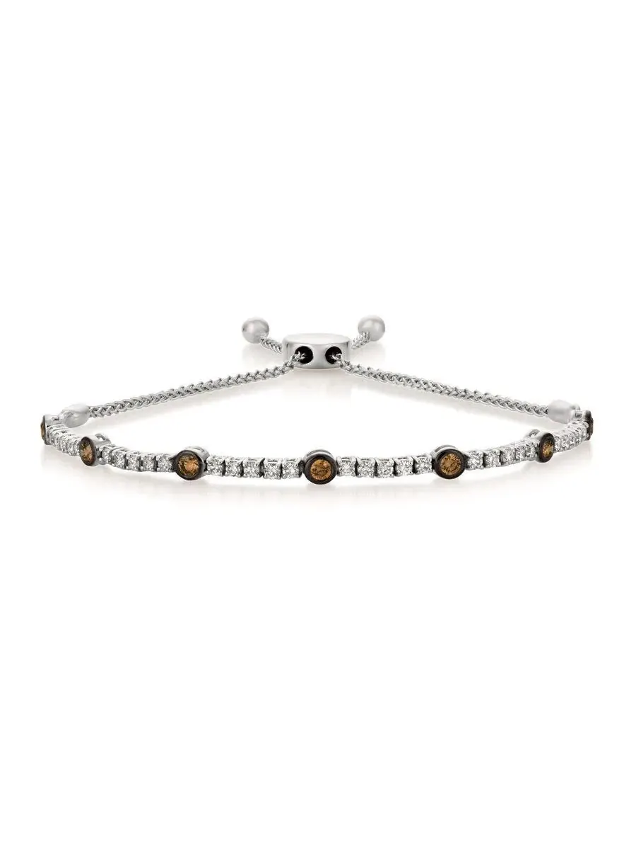 Женский модный браслет Le Vian с шоколадными бриллиантами из золота 14K цвета ванили