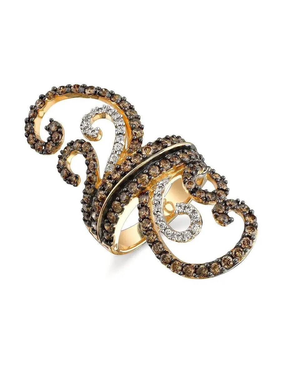 Кольцо Le Vian Ladies Grand Sample Sale из 14-каратного медового золота — изображение 1 из 1, оттенок коричневый