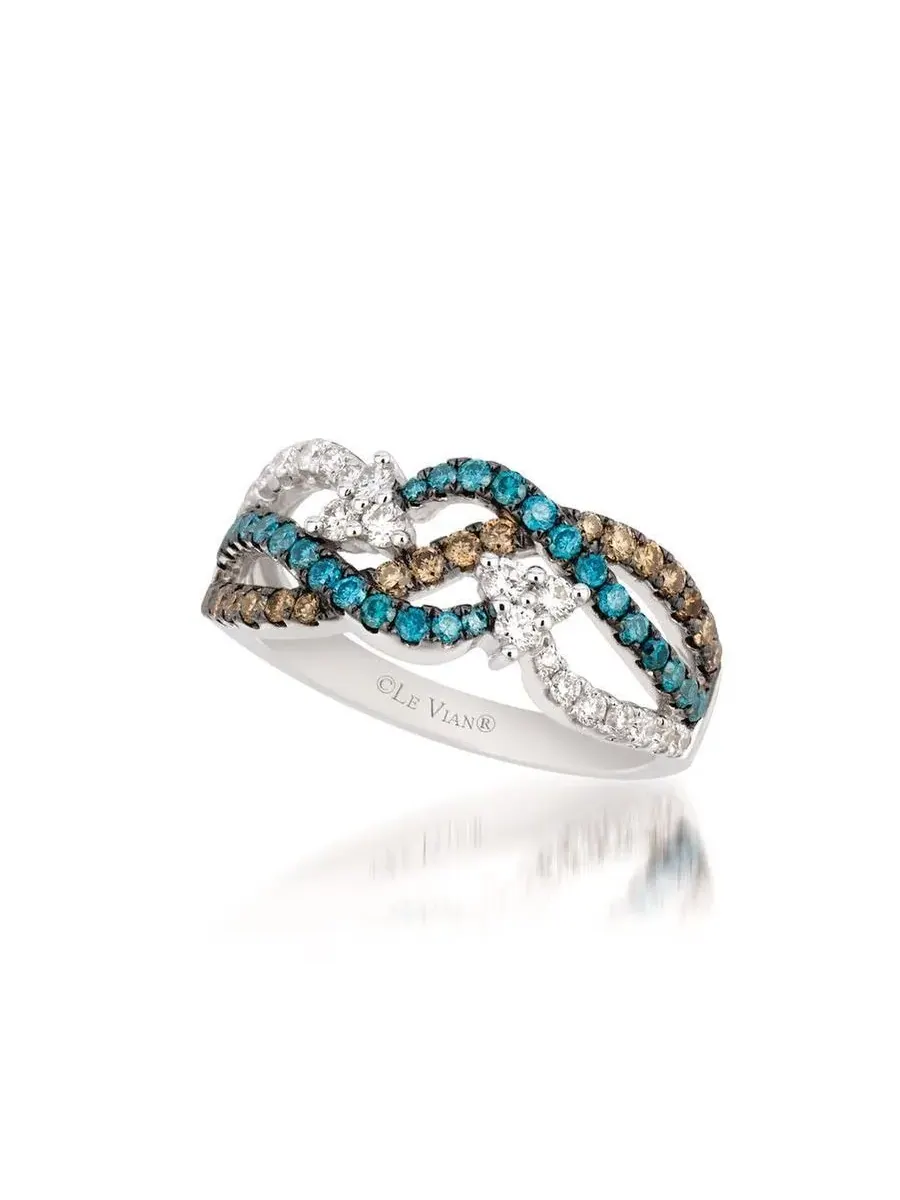 Кольцо Le Vian Ladies Grand Sample Sale из 14-каратного ванильного золота