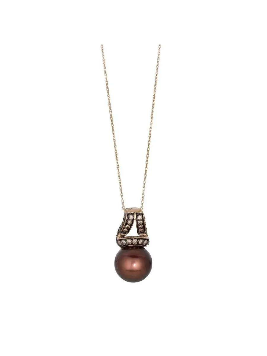Женская модная подвеска Le Vian Wisdom Pearls из 14-каратного медового золота — изображение 1 из 1, оттенок коричневый
