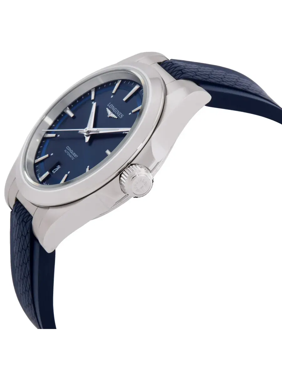 Часы Longines Conquest Automatic унисекс L3.720.4.92.9 — изображение 2 из 3, оттенок серебряный