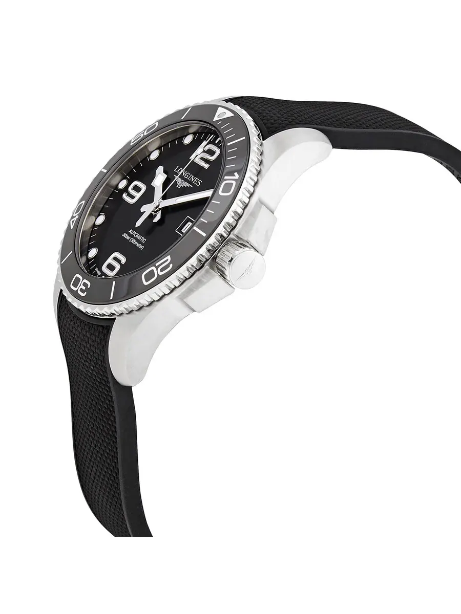 Мужские часы Longines Conquest с черным циферблатом L37824569 — изображение 2 из 5, оттенок серебряный