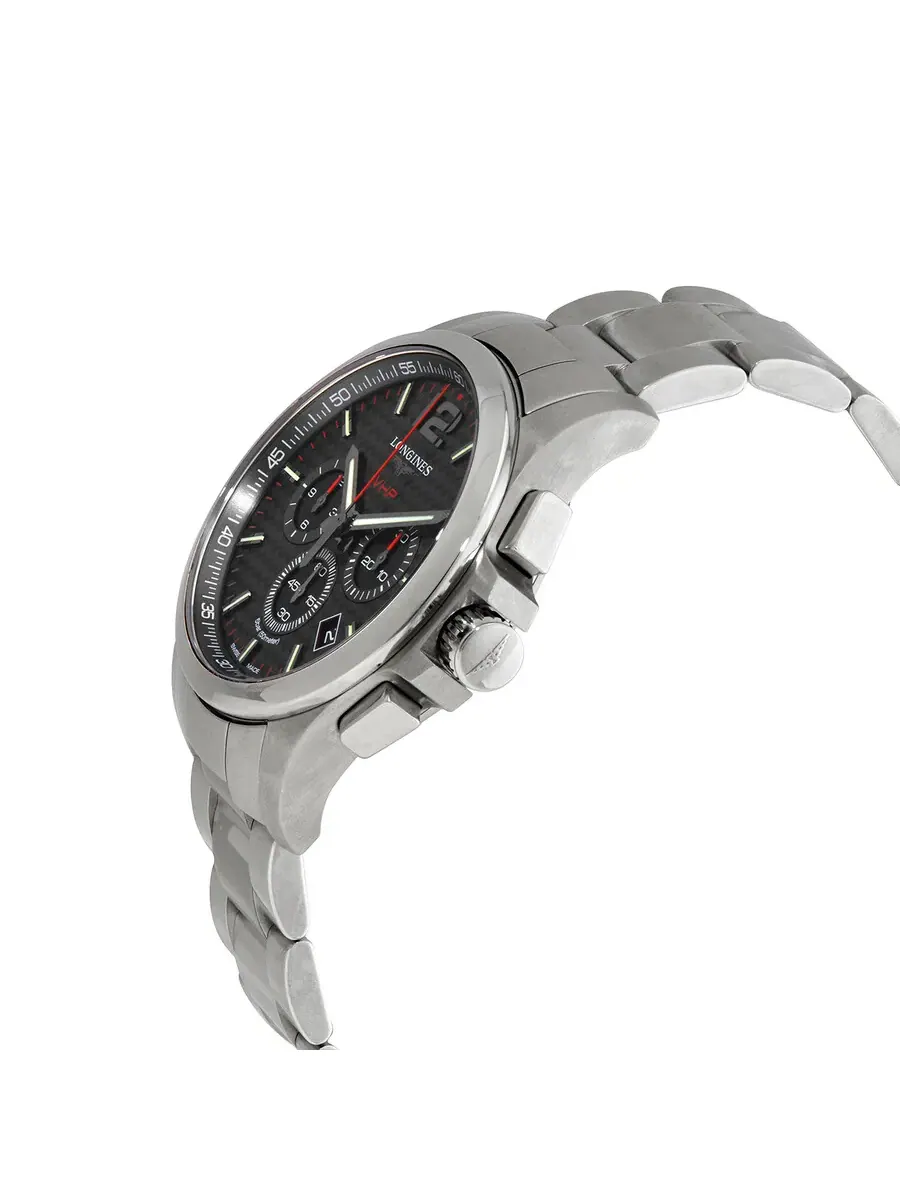 Мужские кварцевые часы Longines Conquest Chronograph L37274666 — изображение 2 из 3, оттенок серебряный