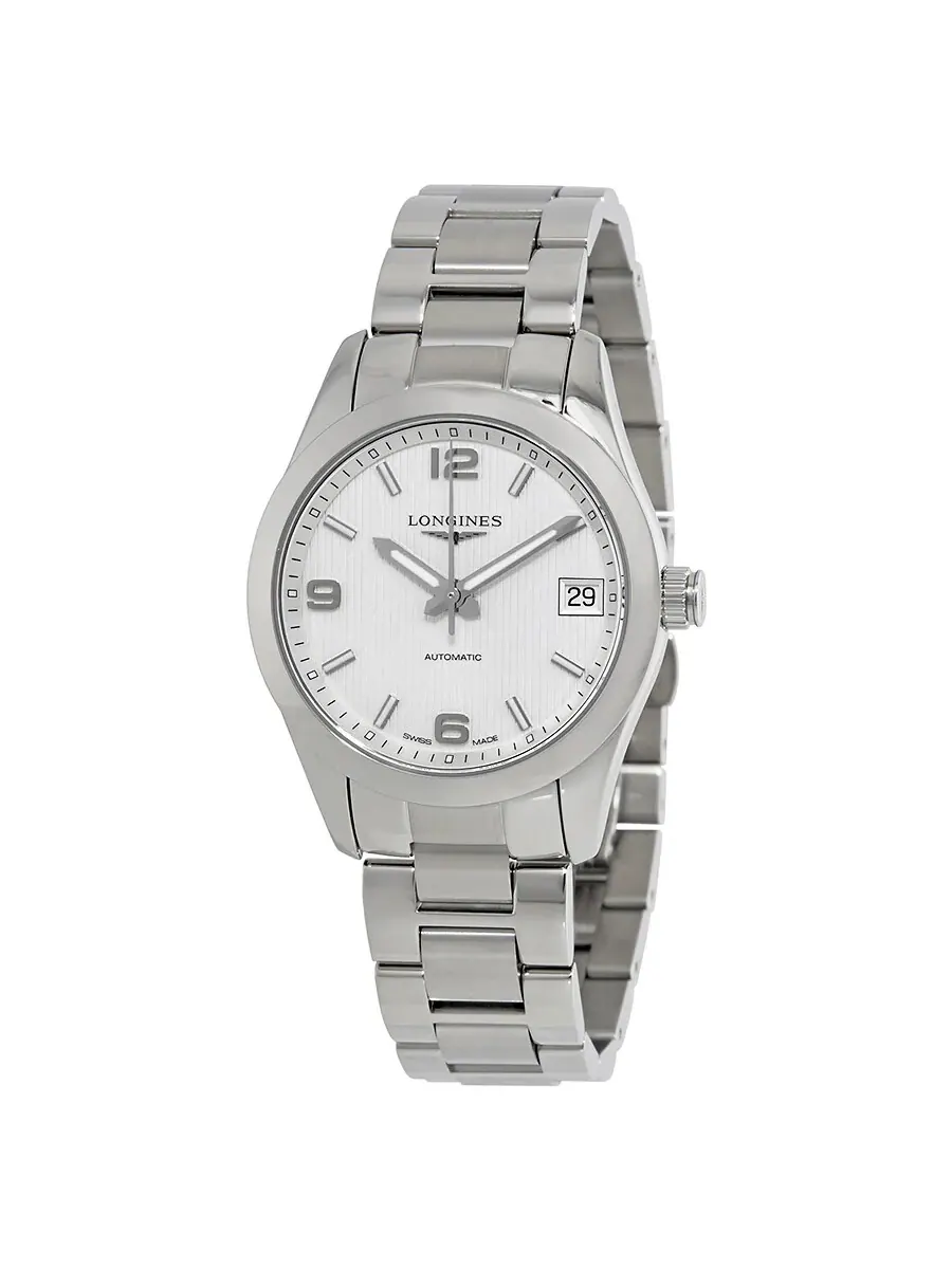 Женские часы Longines Conquest Classic с автоматическим механизмом L23854766 — изображение 1 из 3, оттенок серебряный