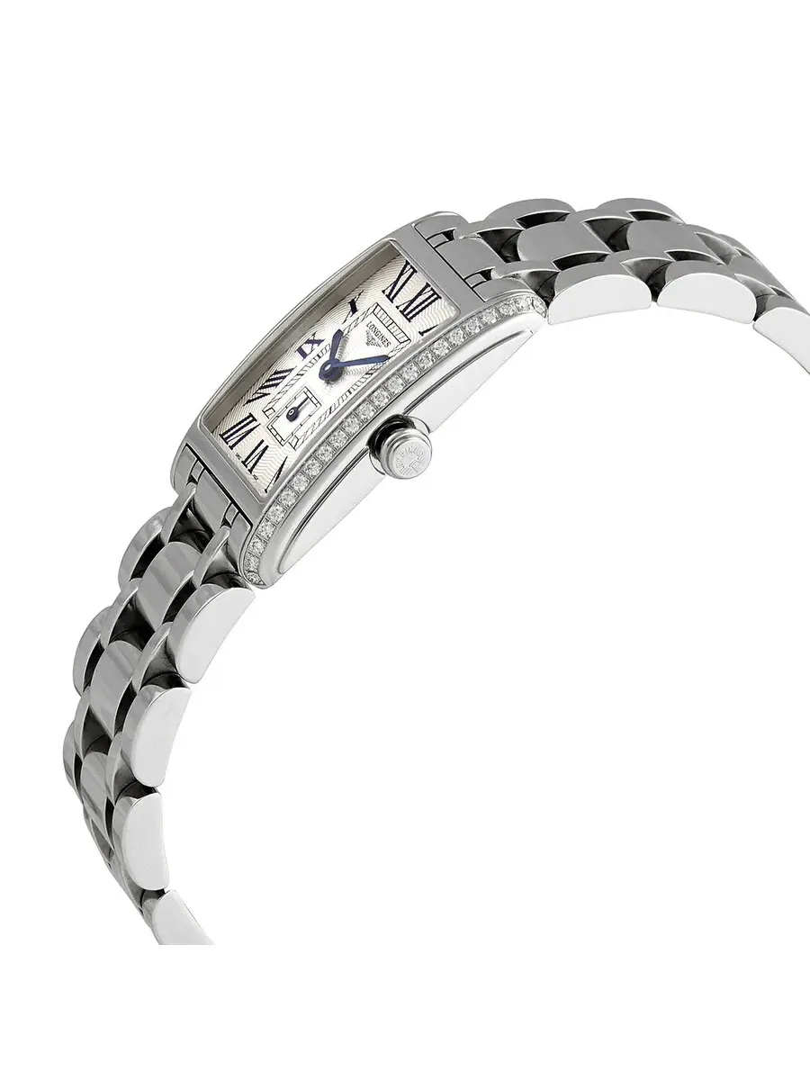 Женские часы Longines DolceVita с серебристым циферблатом и бриллиантами L5.255.0.71.6 — изображение 2 из 3